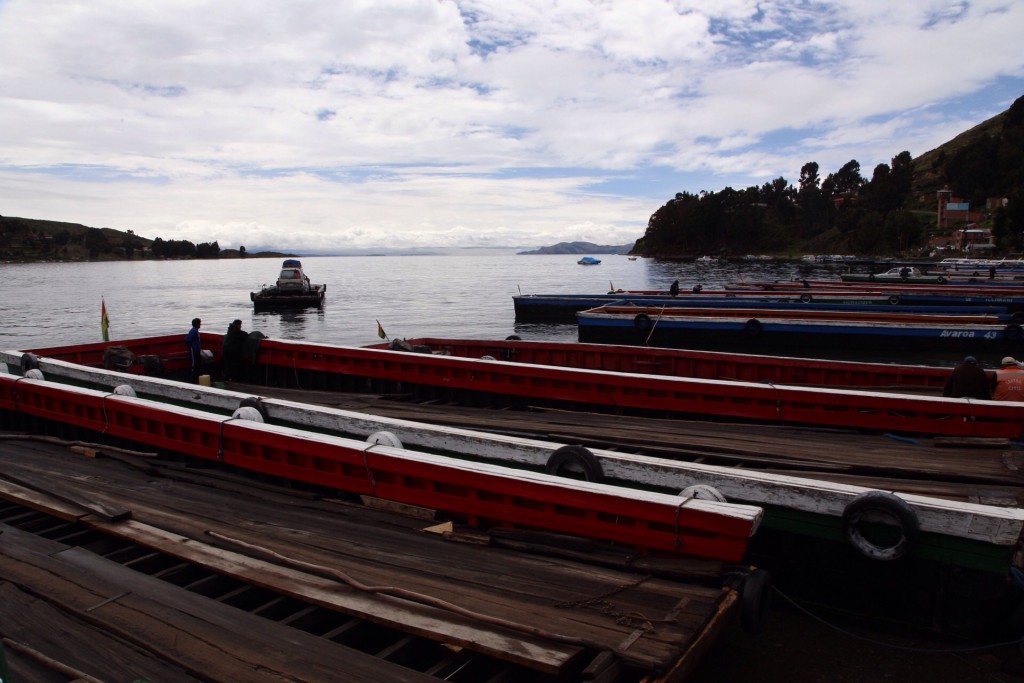 Ferry crossing on Lake Titicaca