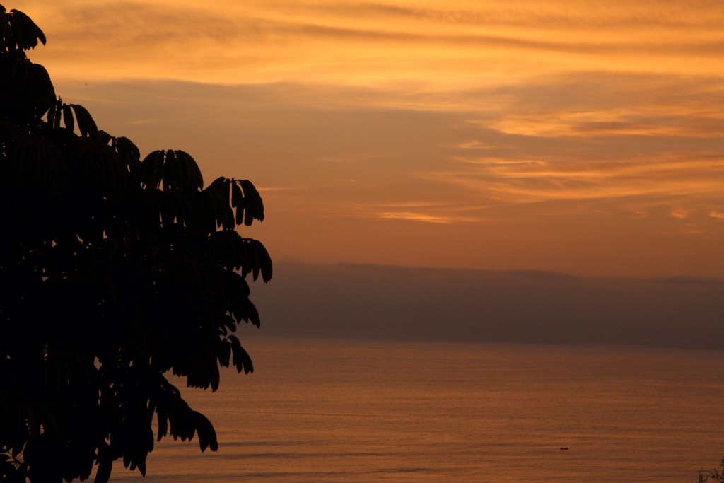 Sunset over the Pacific
